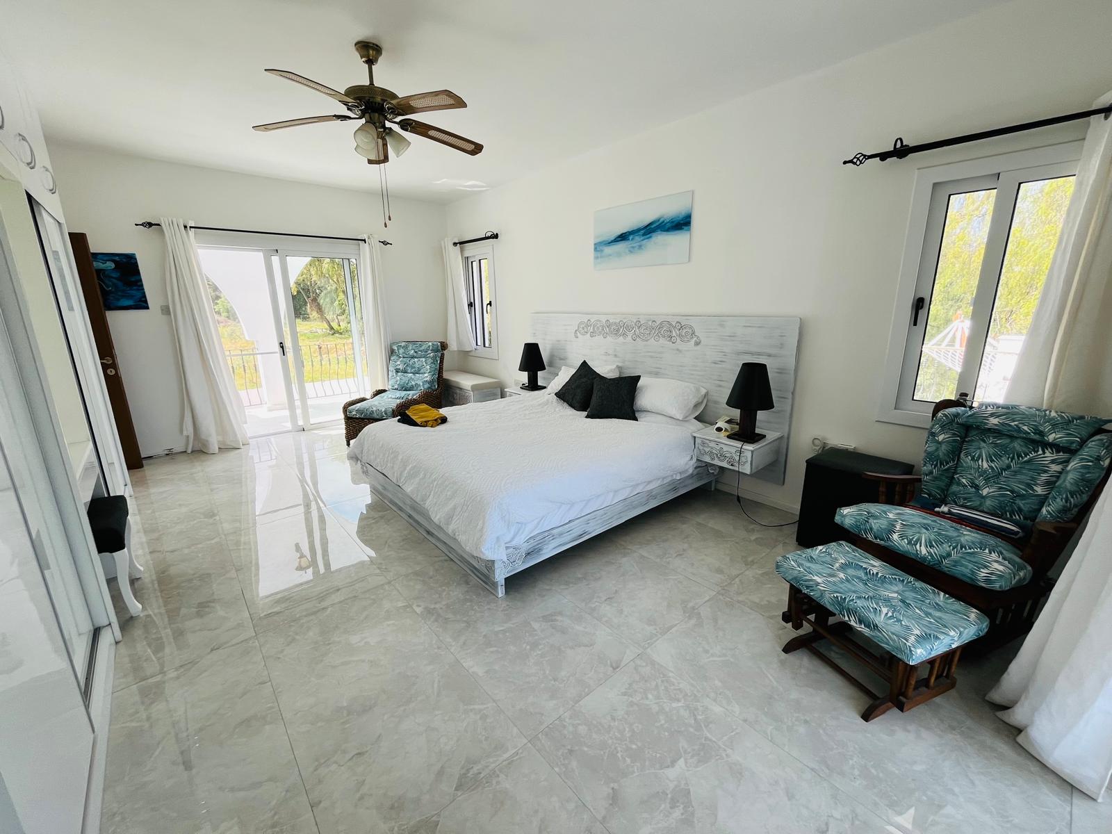 14. bedroom one Pre 74 Substantial 4 Bedroom, 4 Bathroom Villa With Heated Swimming Pool