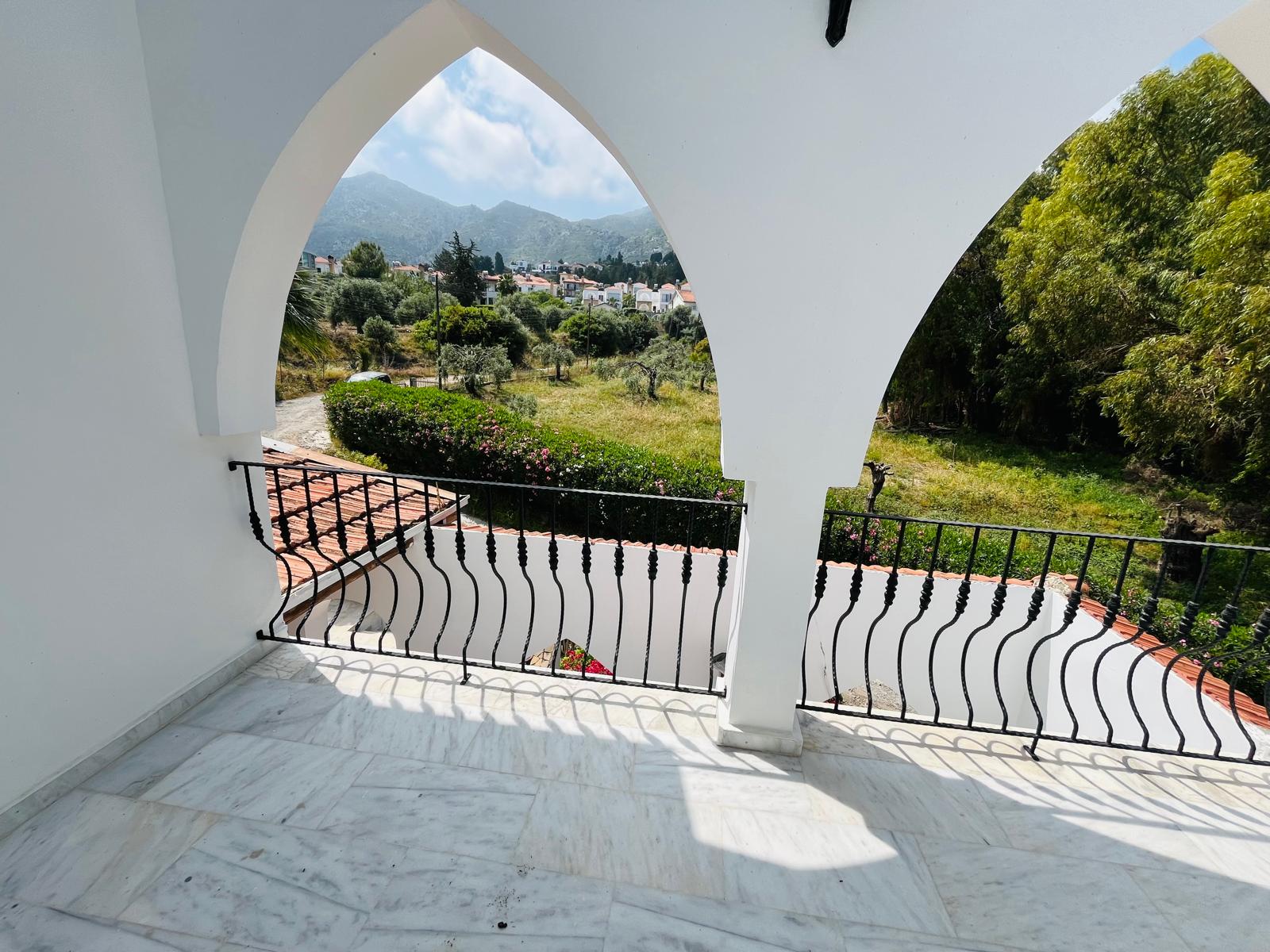 16. view from bedroom balcony Pre 74 Substantial 4 Bedroom, 4 Bathroom Villa With Heated Swimming Pool