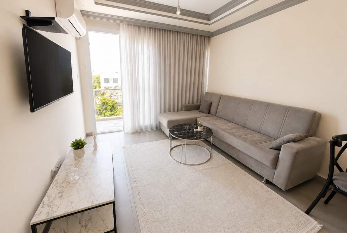Charming Fully Furnished 2 Bedroom Apartment In The Heart Of Alsancak