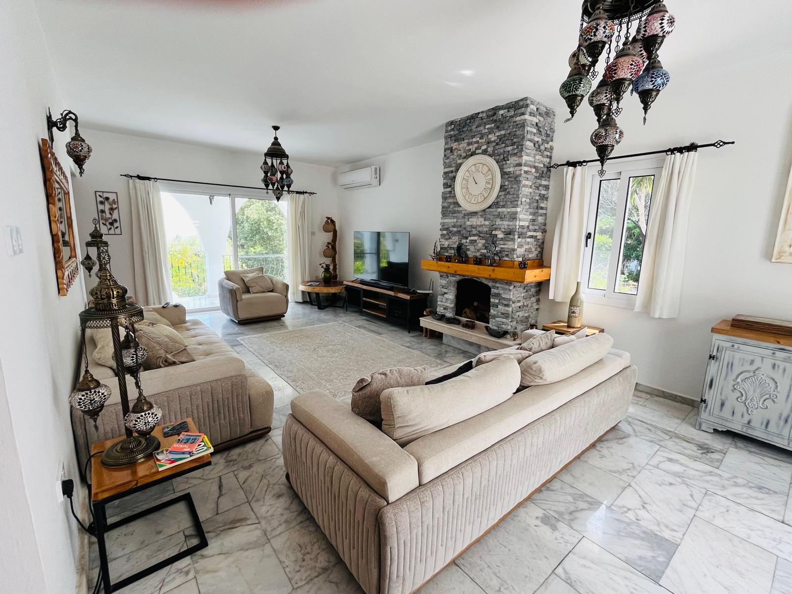 8. lounge Pre 74 Substantial 4 Bedroom, 4 Bathroom Villa With Heated Swimming Pool